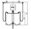 PE Automotive 084.119-72A Boot, air suspension